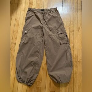Almost Famous Lightweight Brown Baggy Cargo Pants